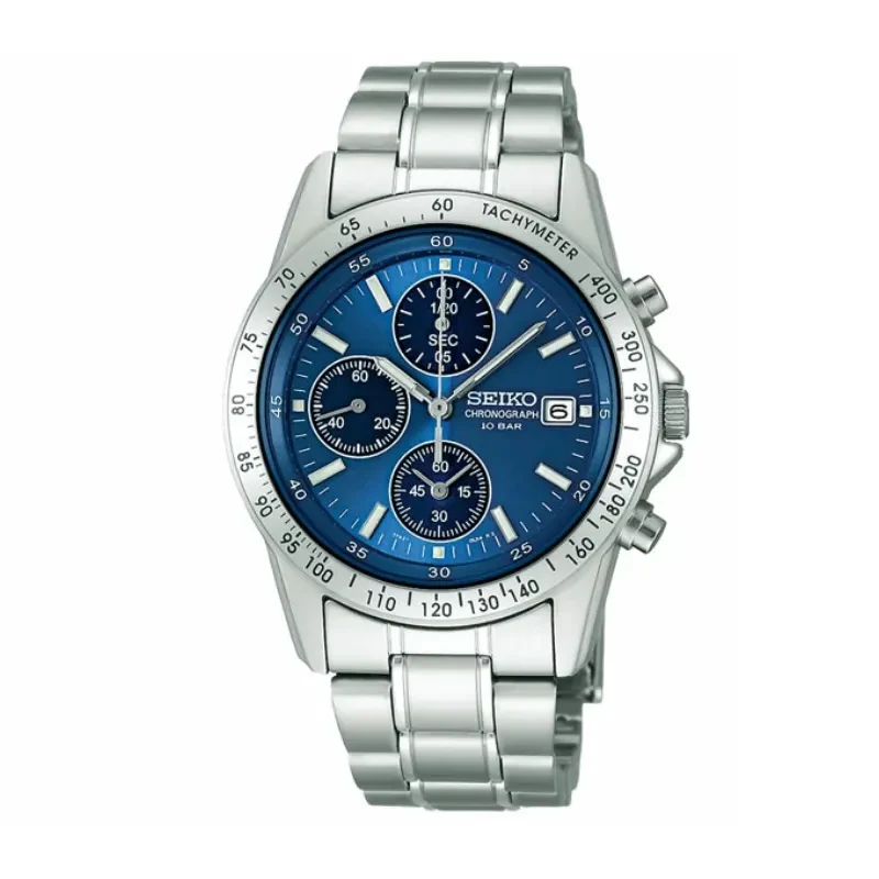 Seiko Spirit Classic Chronograph Sporty-elegant Men's Watch- SBTQ071